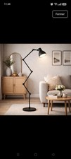 Lampadaire design industriel