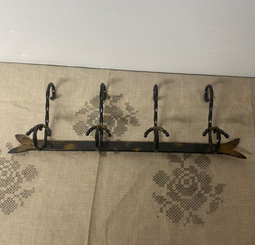 Porte manteau fer forger 4 - porte,