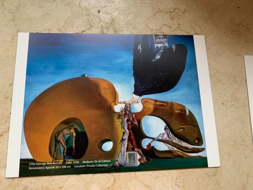 Carte postale 14x10 peintre - postale,
