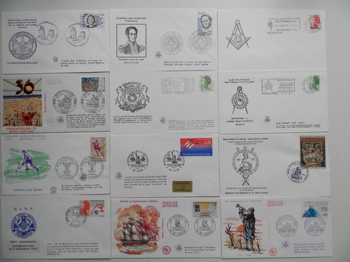 Timbres france theme - timbres, (