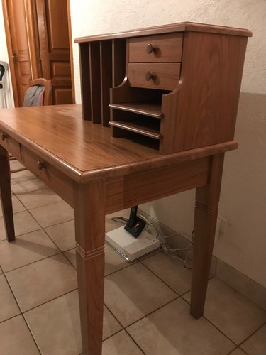 Bureau secrétaire noyer - bureau/secrétaire,