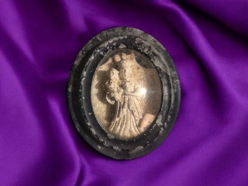 Objet religieux cadre - en, bois