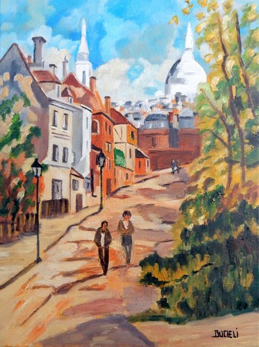 Hst paris montmartre rue - montmartre,