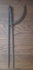 ancien compas de charpentier tailleur de pierre l. 49,5 cm