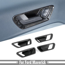 Car Inner Door Handle Bowl Cover Trim For Ford Maverick 22-25 Accessories Carbon