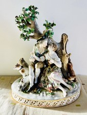 Groupe porcelaine scène