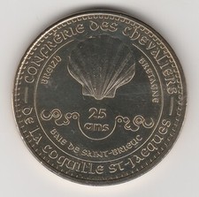A 2013 TOKEN MEDAILLE MONNAIE DE PARIS -- 22 190 N°2 COQUILLE SAINT-JACQUES 25