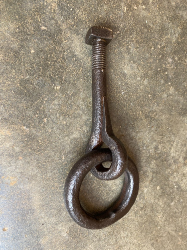 Ancien anneau fer forgé - en,
