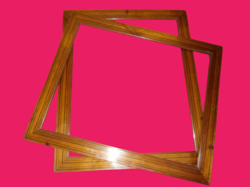 Grande paire cadres bois - grande,
