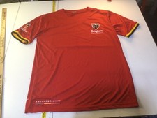 Belgium Jupiler 2018 FIFA World Cup Russia Polo Shirt Red XL Crest