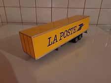 SEMI-REMORQUE SEULE : 2 ESSIEUX LA POSTE  IXO 1/43 NEUF