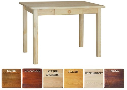 Table manger avec tiroir - table,