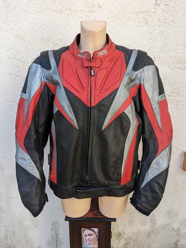 Blouson moto cuir renforcé - blouson,