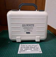 Sega Game Gear WHITE GG  *GREAT CASE- HOLY GRAIL w/ Adapter- Read Description* 4