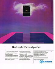 ADVERTISING ADVERTISING 025 1977 BAUKNECHT built-in oven