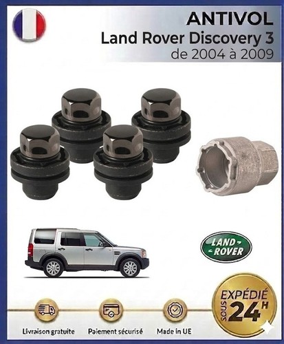 Antivols roues noir - antivols, land