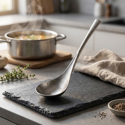 Louche soupe acier - louche,