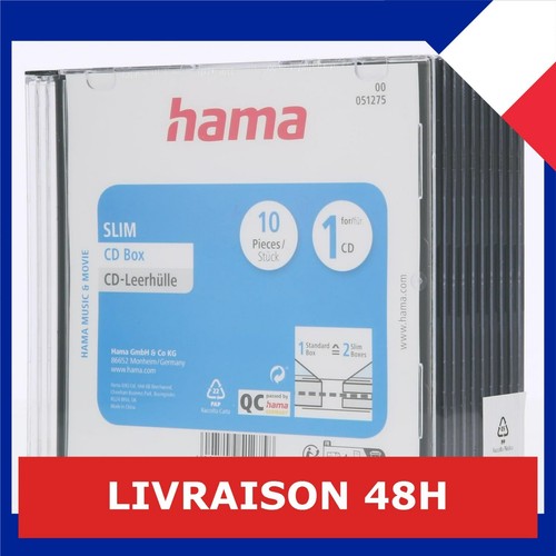 Hama boîtiers dvd - cd,