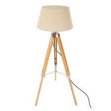 Lampadaire Trépied Bois