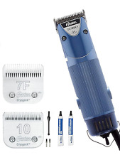 Oster A5 Dual Speed Grooming Clipper with Detachable Cryogen-X Blades #10 and #7