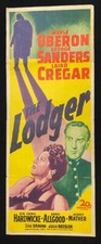 MOVIE POSTER: The Lodger Original Insert Movie Poster 1943 Merle Oberon