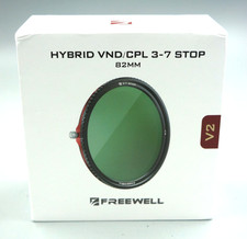 Freewell 82mm V2 Magnetic Hybrid VND/CPL 3-7 Stop Filter w Case NOS Open Box 557