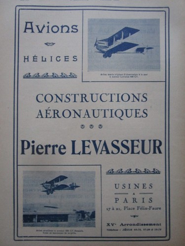 1924 pub levasseur - 1924, p