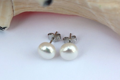 Blanc vrai elevage perles - blanc,