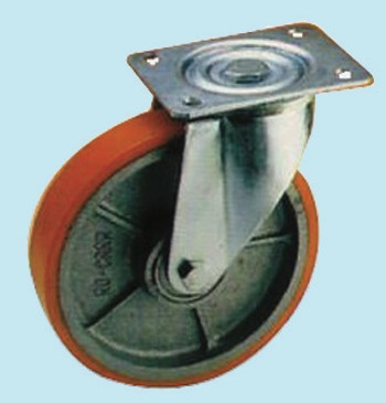Fourche tournante roue en - tournante,