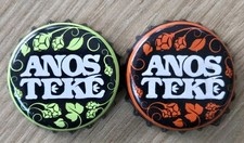 2 ANOSTEKE Green Ht Beer Capsules from France