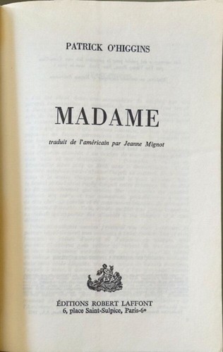 Madame dans enfer doré - madame, l'enfer