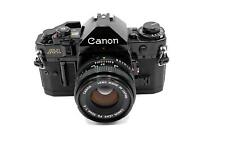 Canon A-1 A1 Film Camera with Canon 50mm f/1.8 or f/2.0 Lens - Very Good