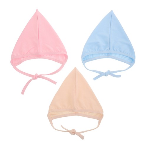 Lot bonnets coton pour - de, 3