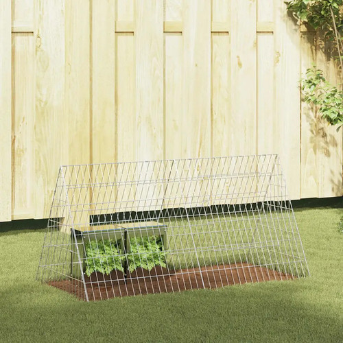 Cage pour lapins - , acier