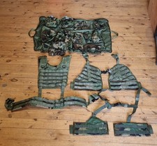 Safariland SPEAR ELCS with Bag Woodland M81 Harness Vest Pouch Set