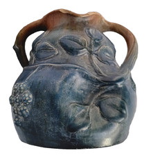 Vase art nouveau en grès à
