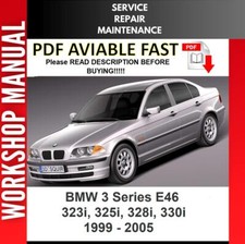 BMW 323i 325i 328i 330i 1999 - 2005 SERVICE REPAIR WORKSHOP MANUAL