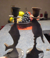 Paire d'Anciens Chandeliers