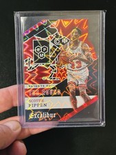 15-16 EXCALIBUR BASKETBALL-SCOTTIE PIPPEN -KNIGHTS OF THE ROUND?CASE HIT SSP?
