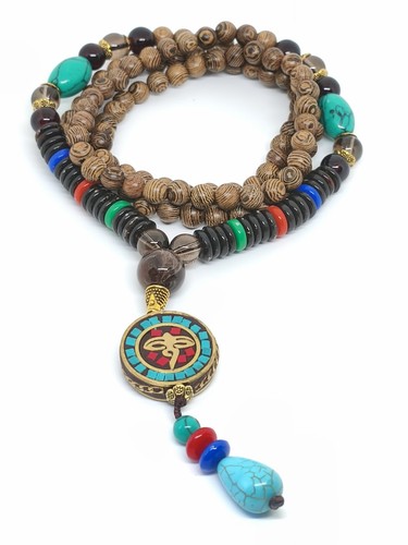 Collier tibétain perles de - collier,