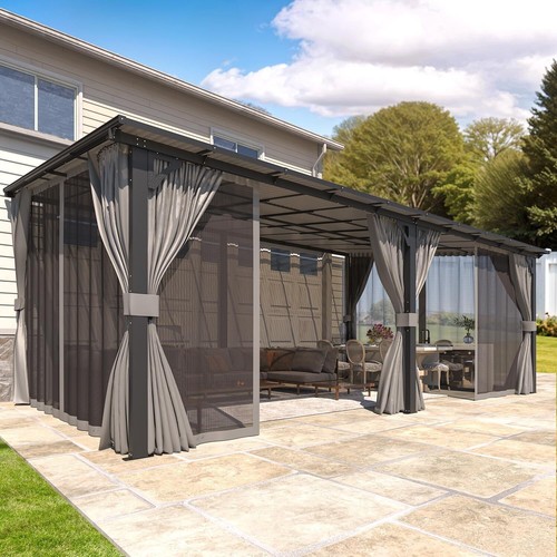 Gazebo for patio wall mounted - gazebo, patio,