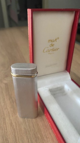 Briquet cartier trinity plaque - trinity,