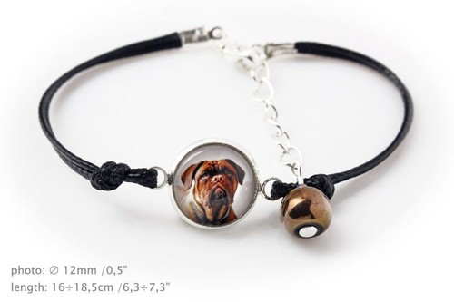 Bordeaux dogue bracelet - bordeaux,