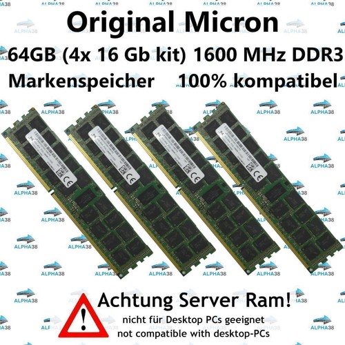 Go rdimm ddr3 1600 - 16,