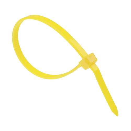 Attache câble jaune zip - jaune,