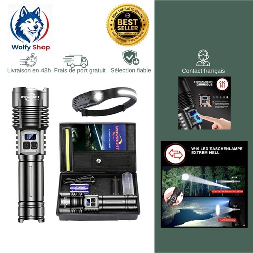 Lampe torche led ultra - lampe,