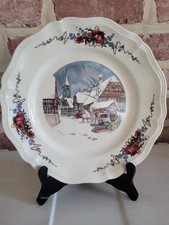 Assiettes/Sarreguemines/