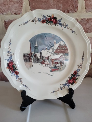 Assiettes/Sarreguemines/