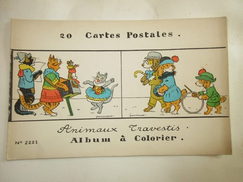 Ancien album colorier - ancien,