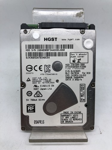 Disque dur interne - hgst, 500go